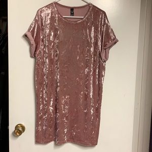 Mauve Velvet Dress